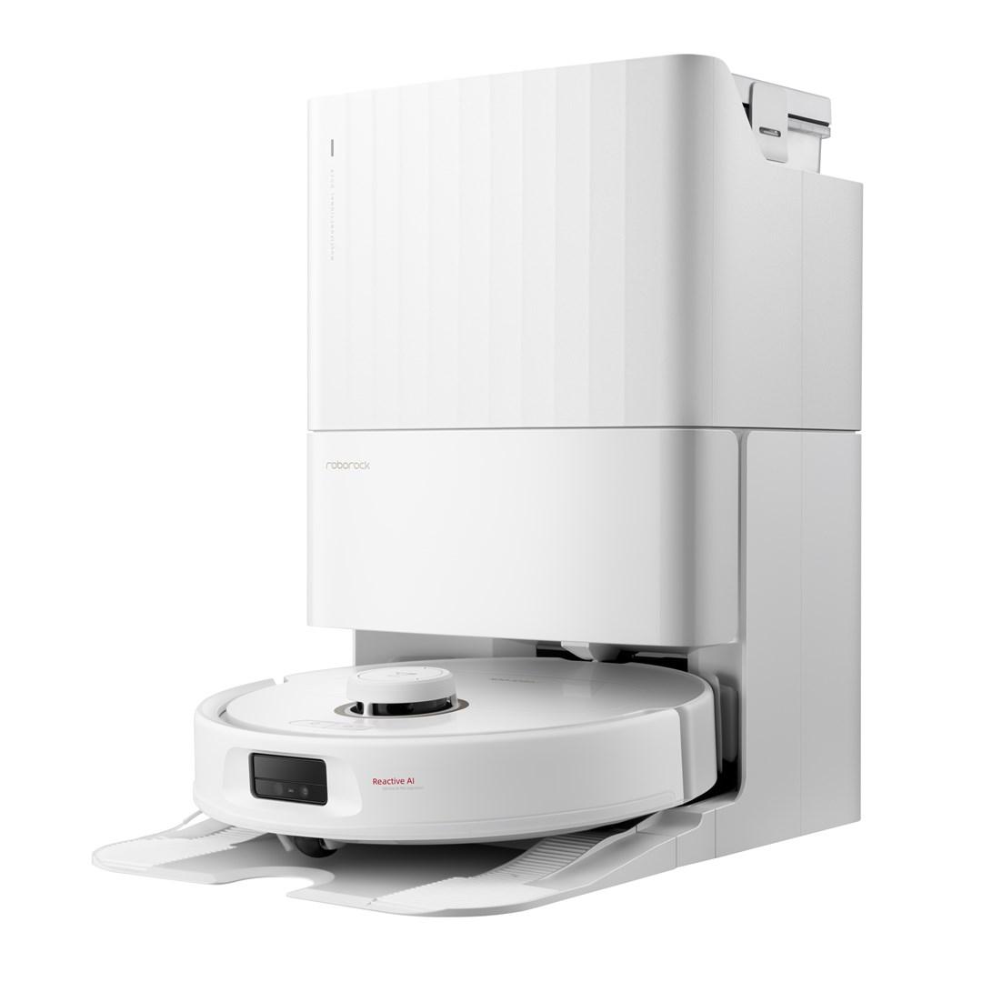 Robotstøvsuger med moppe Roborock Q-Revo MaxV hvid