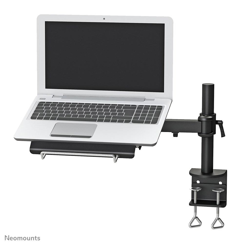 Laptop holder med monitorarm - Neomounts NOTEBOOK-D100, 10-22" billede