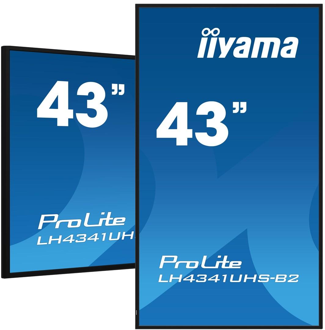 Skærm 43" 4K UHD - Iiyama ProLite LH4341UHS-B2 IPS billede