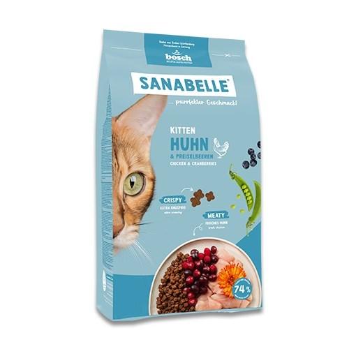 Tørfoder til kattekillinger Bosch Sanabelle Life kylling & tranebær, 8 kg