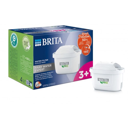 Vandfilter – Brita Maxtra Pro Hard Water Expert, 3+1 stk