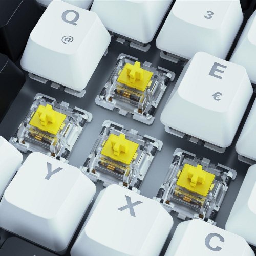Gaming tastatur Sharkoon SKILLER SGK50 S3, USB, QWERTZ DE, hvid