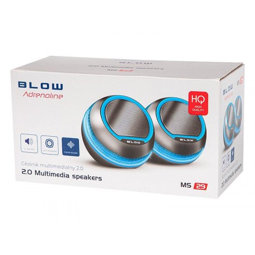 Højtalere til computer 2.0 BLOW MS-29 – 6 W, USB