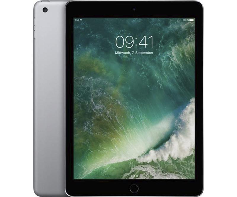 Tablet Apple iPad 2018 (6. gen) 128 GB Wi‑Fi Space Gray – T1A God stand (RENOVERET)