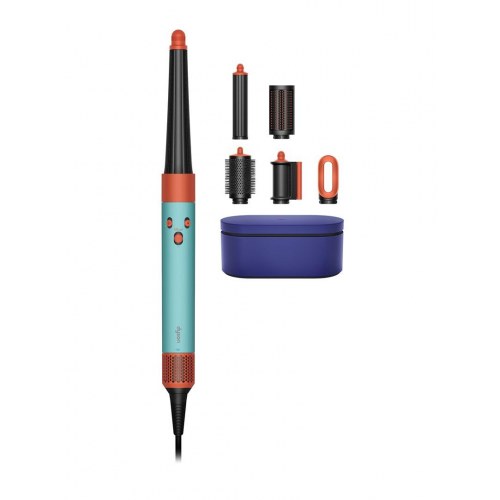 Multistyler Dyson Airwrap – 1.300 W, blå/sort/orange/grøn, ledning 2,675 m