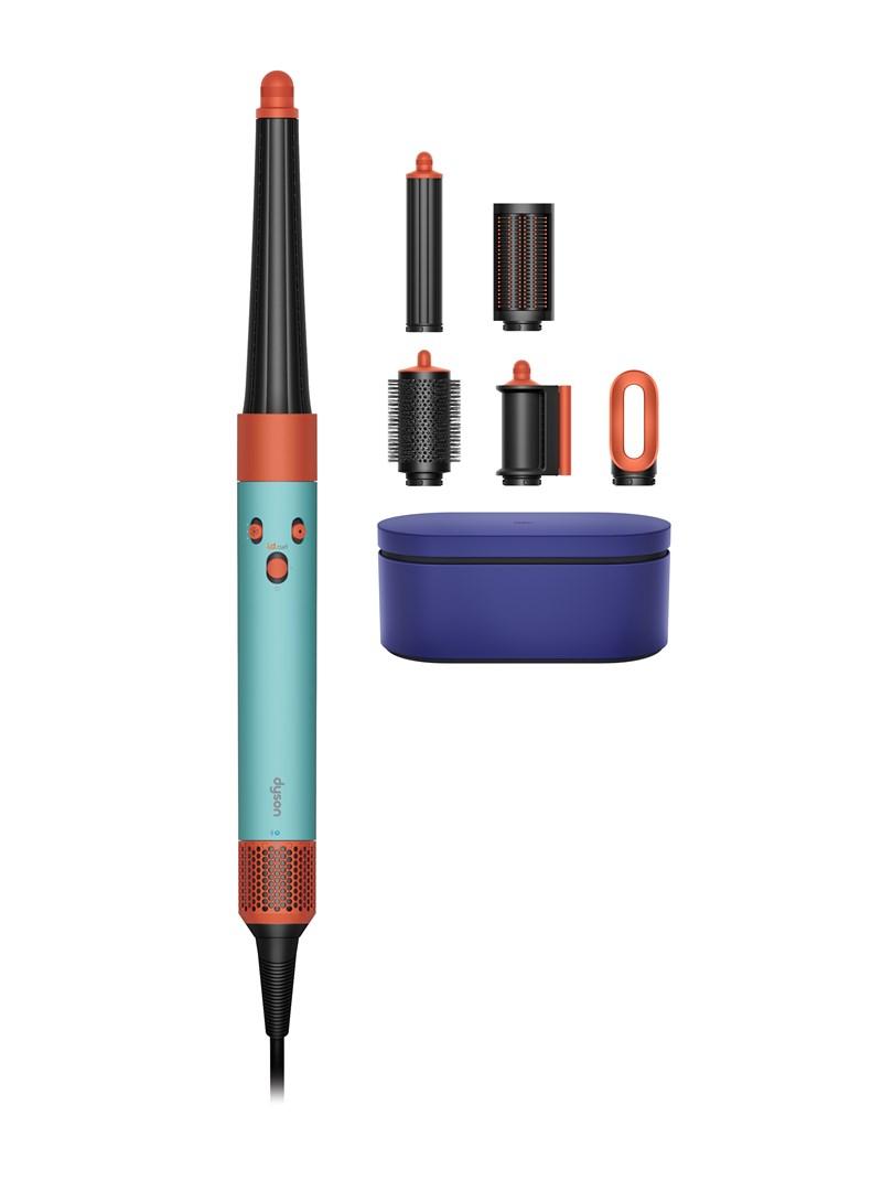 Multistyler Dyson Airwrap – 1.300 W, blå/sort/orange/grøn, ledning 2,675 m
