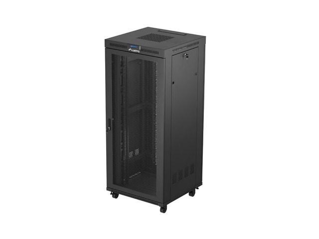 Serverrack 19" gulvskab 37U 800×800 - Lanberg, sort perforeret