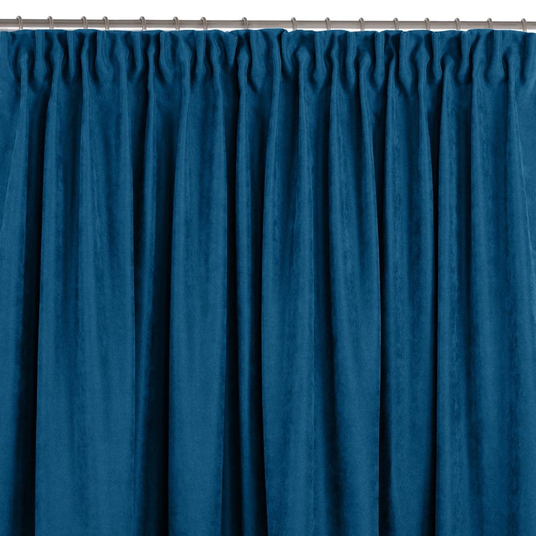 Mørklægningsgardin HOMEDE MILANA - indigo, chenille, 140×245 cm