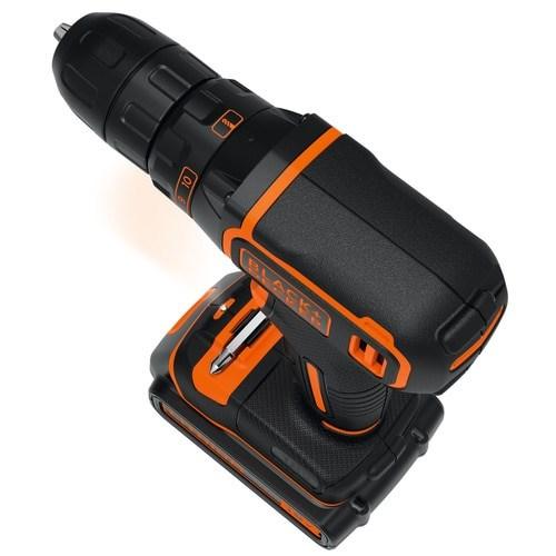 Skruemaskine 18V Black+Decker BDCDC18BAFC-QW (akku) billede