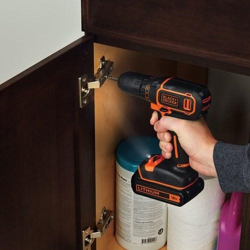 Skruemaskine 18V Black+Decker BDCDC18BAFC-QW (akku)