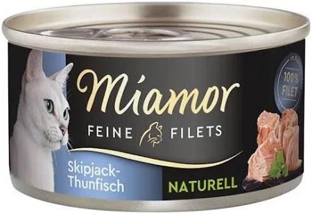 Vådfoder til kat - Miamor Feine Filets Naturell Tuna 80 g
