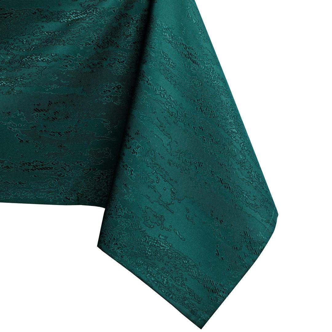 Dug flaskegrøn 110x110 - AmeliaHome Vesta, præget og smudsafvisende