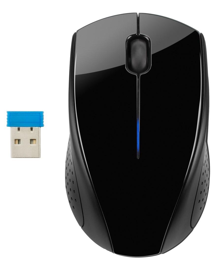 Trådløs mus – HP Wireless Mouse 220, sort billede