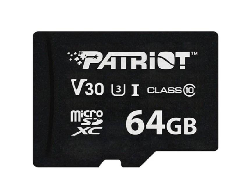 MicroSDXC hukommelseskort 64 GB – Patriot VX Series V30 UHS-I U3 Class 10 billede