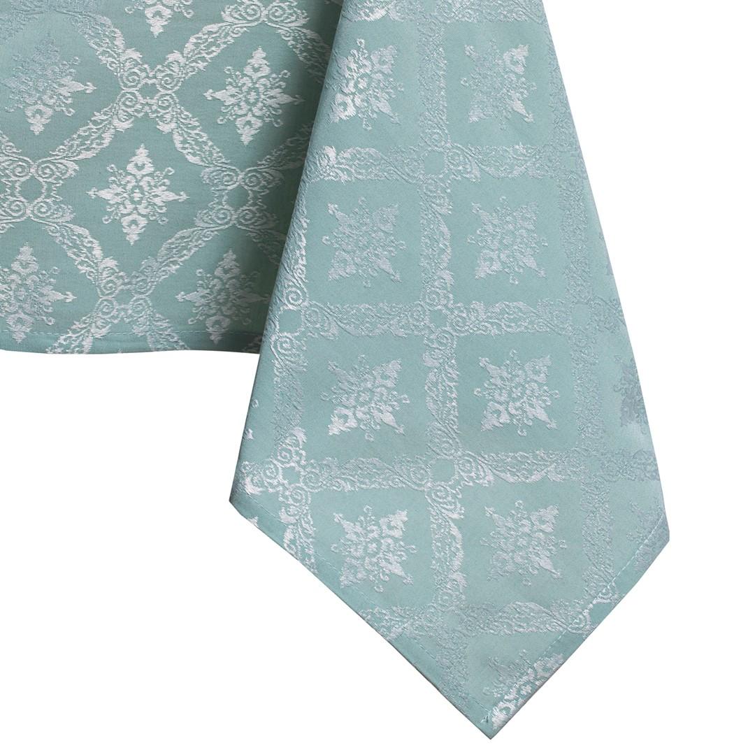 Dug kvadratisk 175x175 cm – DecoKing Maya, mintgrøn, klassisk mønster