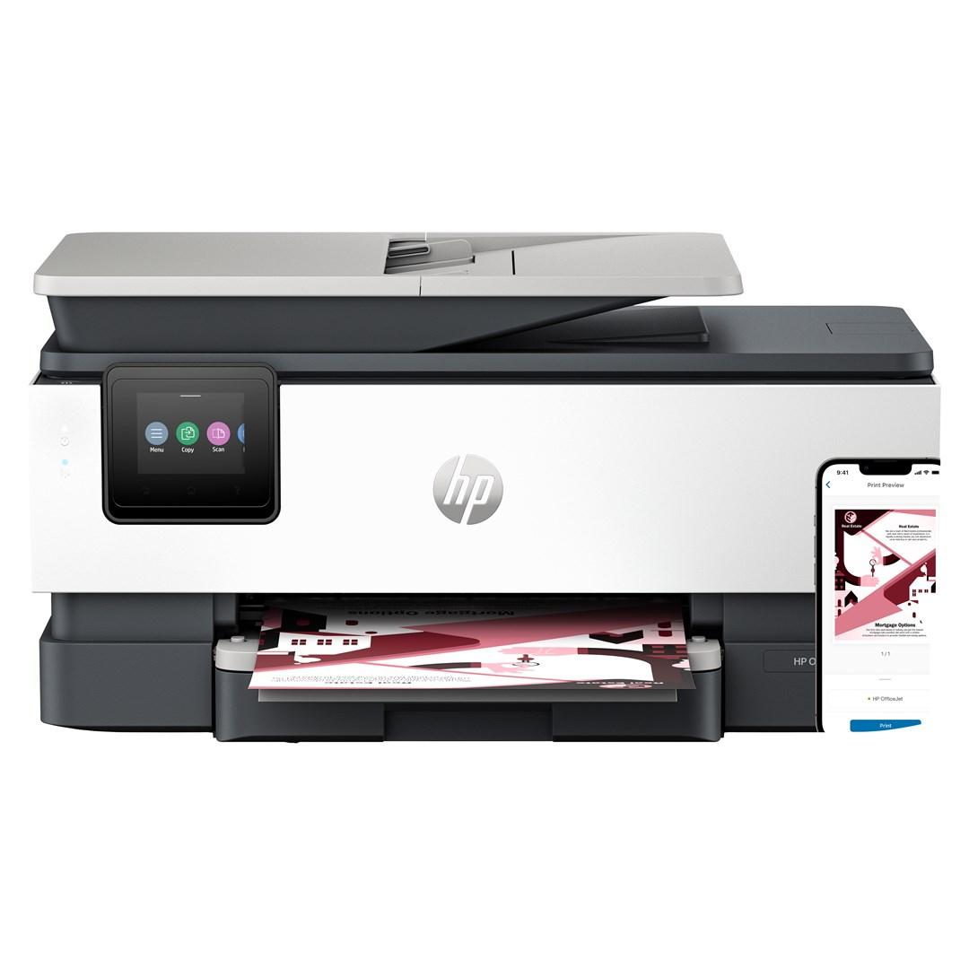 Blækprinter HP OfficeJet Pro 8122e trådløs All‑in‑One med tosidet print billede