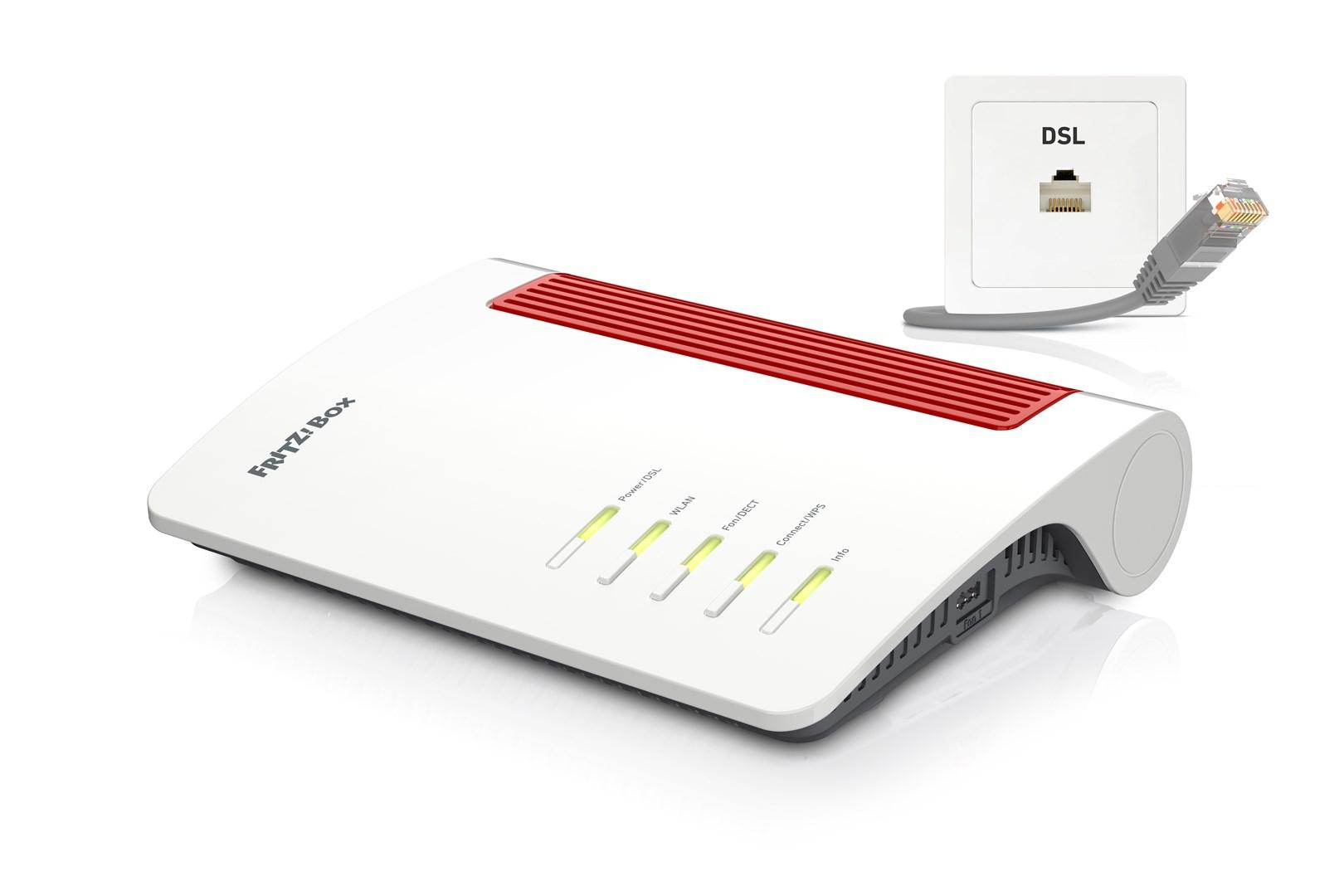Wi‑Fi 7 router AVM FRITZ!Box 7690 - 2,5 Gbit/s, dual‑band, hvid