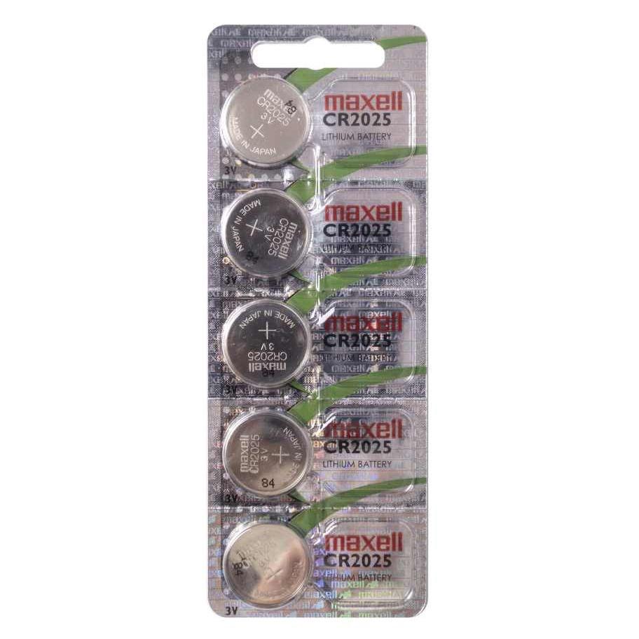 Knappcelle batteri Maxell CR2025 3V - 5 stk. billede
