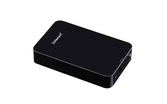 Ekstern harddisk INTENSO Memory Center 4 TB - sort