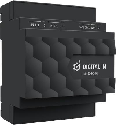 Smart home modul - Grenton digitalt input (6+3), DIN-skinne, TF-Bus
