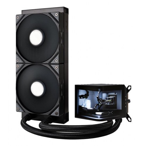 CPU vandkøler 240 mm – TRYX Panorama, 2×120 mm, sort