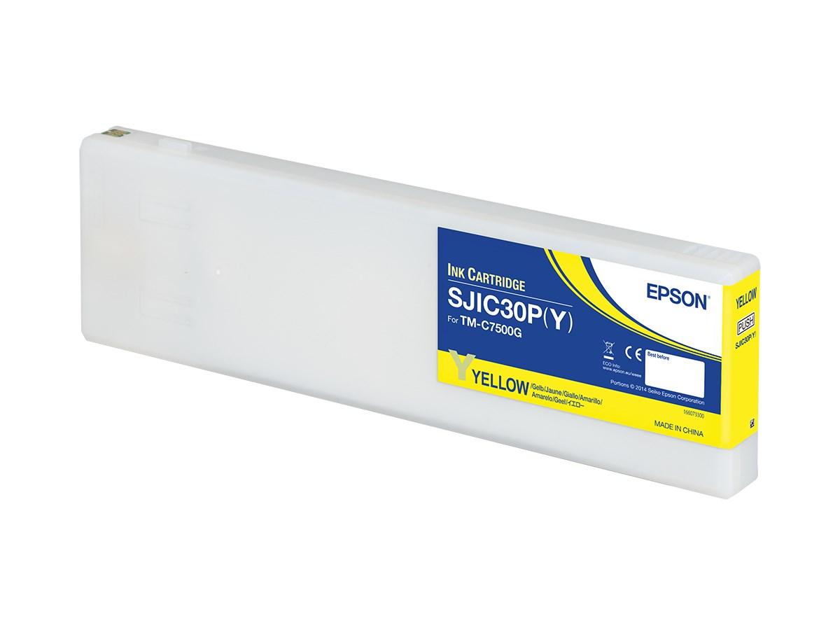 Blækpatron Epson SJIC30P (gul) til ColorWorks C7500G - 294,3 ml billede