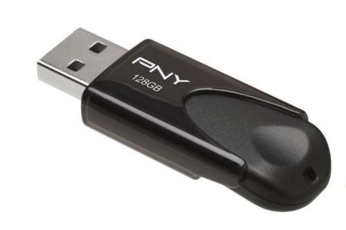 USB stik PNY Attaché 4 128 GB USB 2.0, USB Type-A, sort