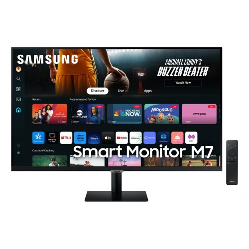 Skærm 32" Samsung M70D 4K UHD VA – sort