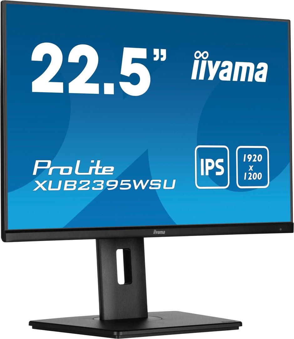 Skærm iiyama ProLite 22,5" IPS WUXGA 1920×1200 med højdejusterbart stativ billede