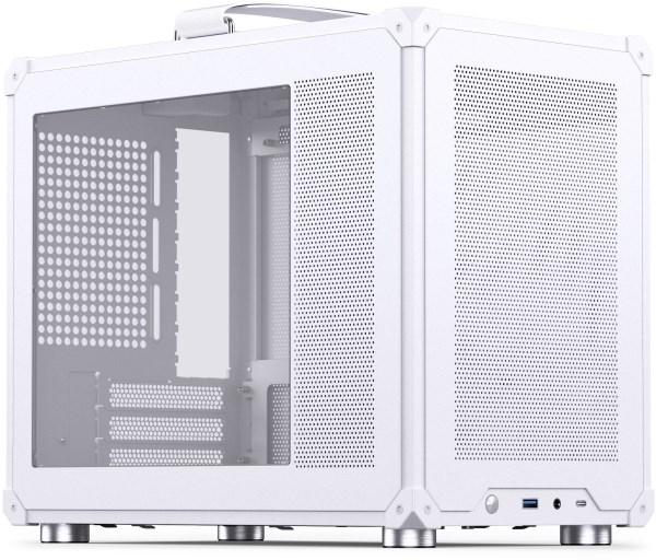 PC kabinet Jonsbo C6 MAX - Mini, Micro-ATX, hærdet glas, hvid billede