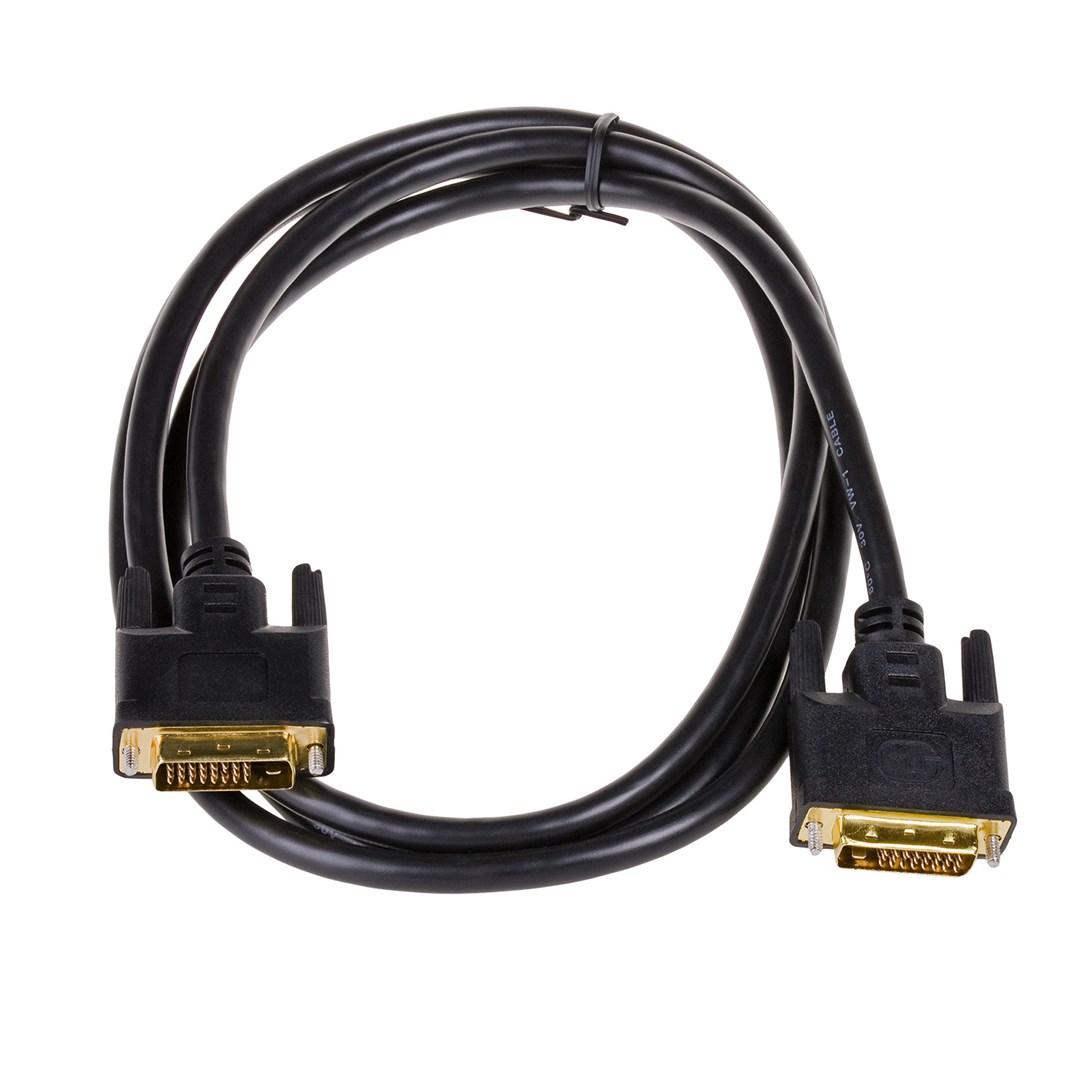 DVI-kabel Akyga DVI-D 24+1 Dual Link - 1,8 m, sort billede