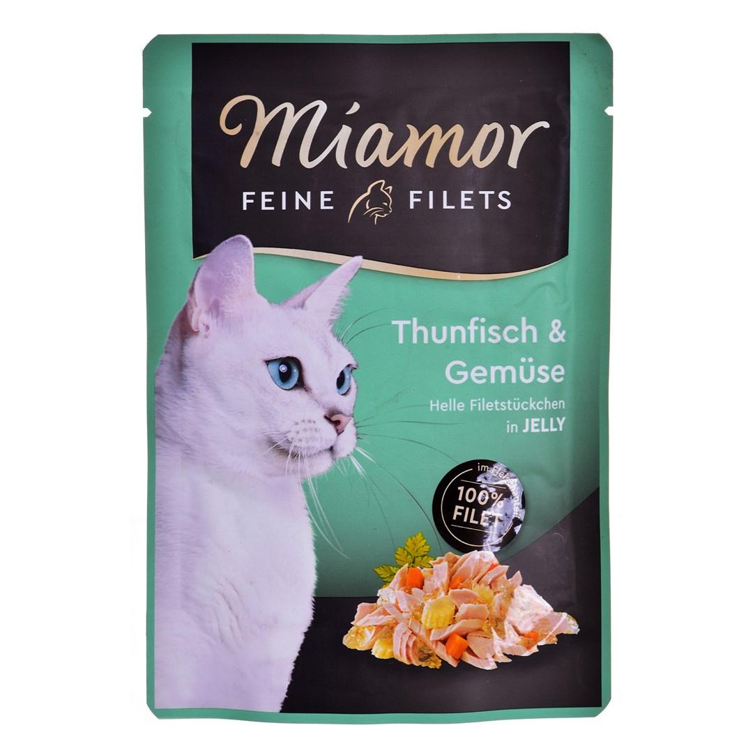 Vådfoder til kat - Miamor Tun med grøntsager 100 g