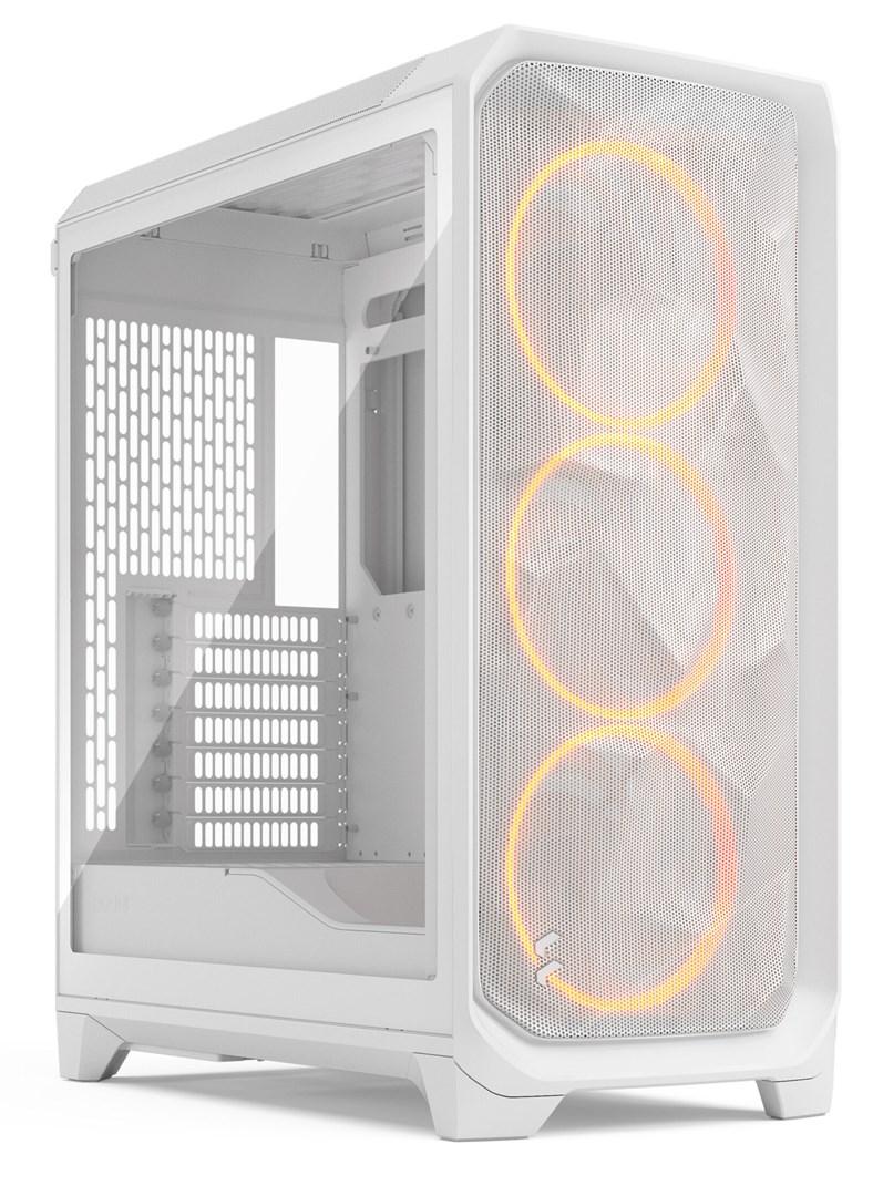 PC kabinet Fractal Design Meshify 3 - hvid RGB, TG Clear Tint billede