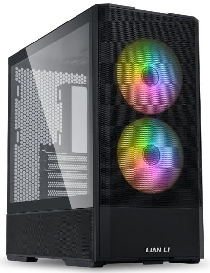 PC kabinet midi tower ATX – LIAN LI (sort, glas, uden PSU) billede