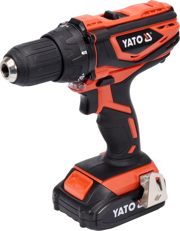 Akku skruemaskine 18V - YATO 40 Nm, 1×2,0 Ah li‑ion