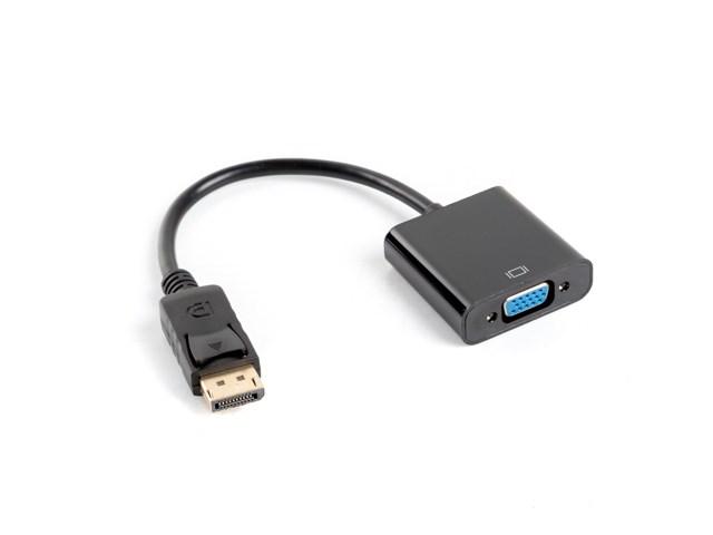 DisplayPort til VGA adapter 0,2 m - Lanberg - sort billede