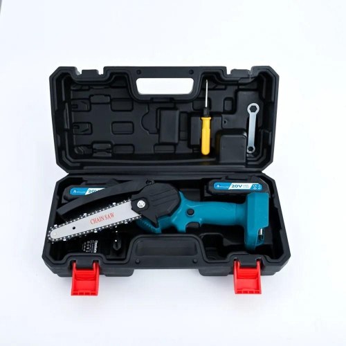 Motorsav akku 6" – Extralink TM-107, børsteløs, 20 V 1,5 Ah