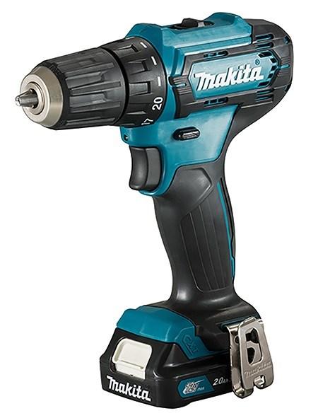 Skruemaskine Makita DF333DSAE 12 V, 2 gear, nøglefri - Sort/Blå billede