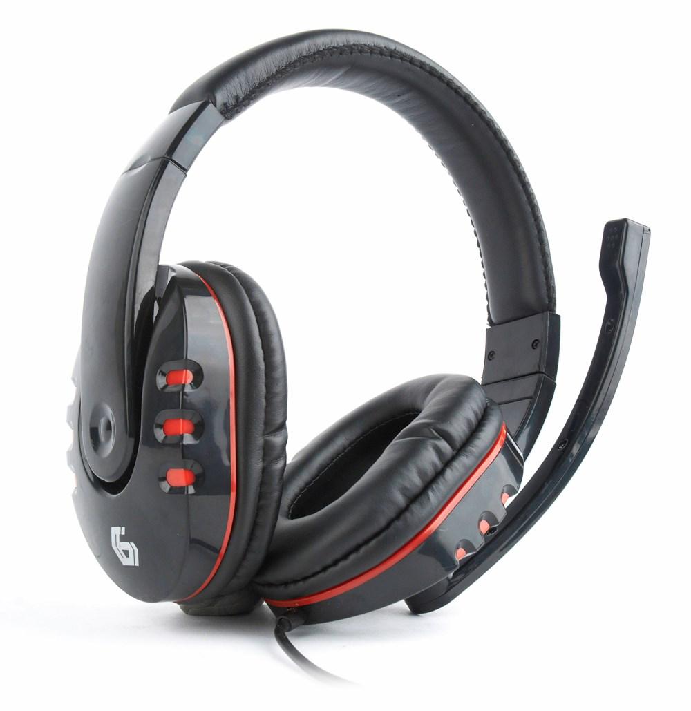Gaming headset Gembird GHS-402 med bøjle – kablet, sort billede