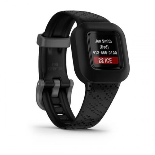 Smartwatch Garmin vívofit jr. 3 aktivitetsur – 0,55" MIP, sort