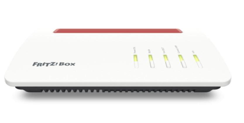 Wi‑Fi 6 router AVM FRITZ!Box 7590 AX, gigabit, dual‑band, hvid billede