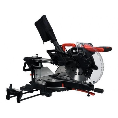 Kap-/geringssav 305 mm med udtræk og laser – YATO 1.800 W