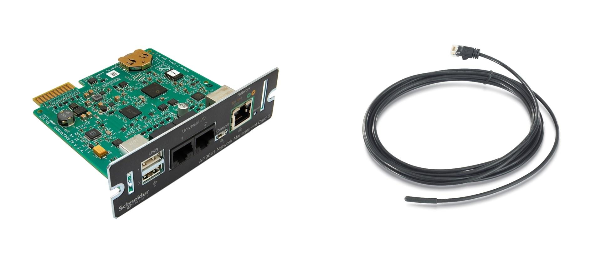 UPS netværkskort APC Smart-UPS Network Management Card gen3 med miljøovervågning billede