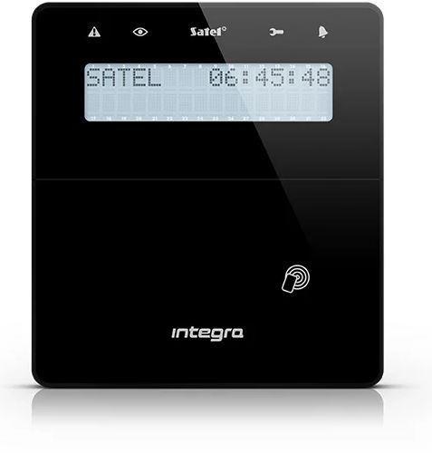 Alarmtastatur med LCD – Satel Integra INT-KLFR-B, sort
