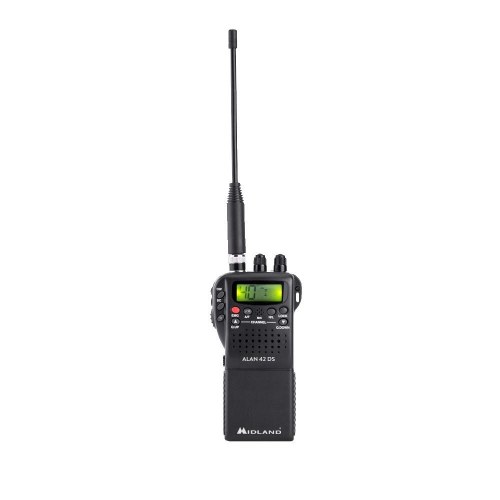 Walkie talkie MIDLAND Alan 42 DS - 40 kanaler, 26,565-27,99125 MHz, sort