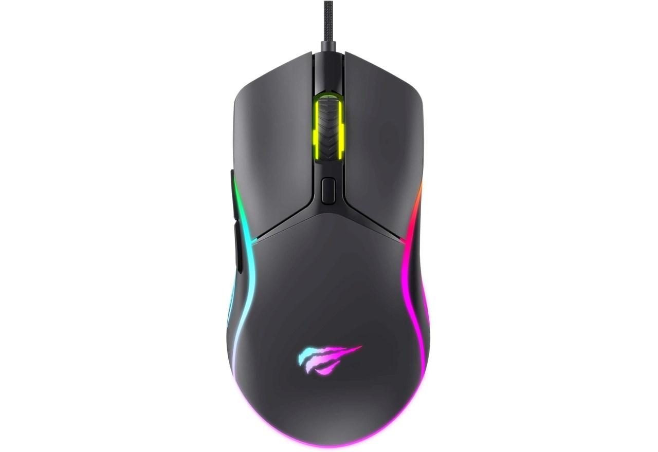 Gaming mus Havit MS1038 - sort, kablet RGB