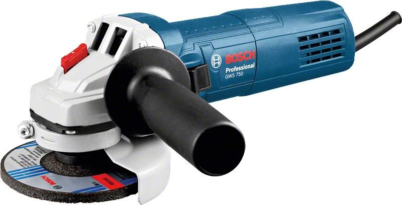 Vinkelsliber Bosch GWS 750 Professional 12,5 cm - 750 W, 11.000 omdr./min, 1,8 kg billede