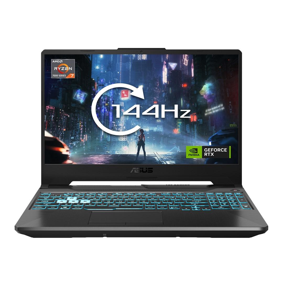 Bærbar Gaming Laptop Asus Tuf Gaming A15 Fhd 144 Ryzen 7435hs Ddr5 512 Ssd Geforce Rtx 3050 Wifi Windows Home Sort