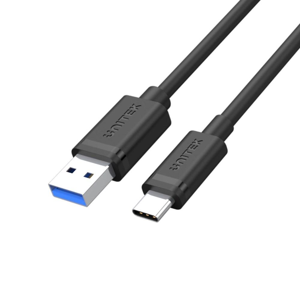USB-C kabel 2 m - UNITEK USB-A til USB-C 5 Gbit/s billede