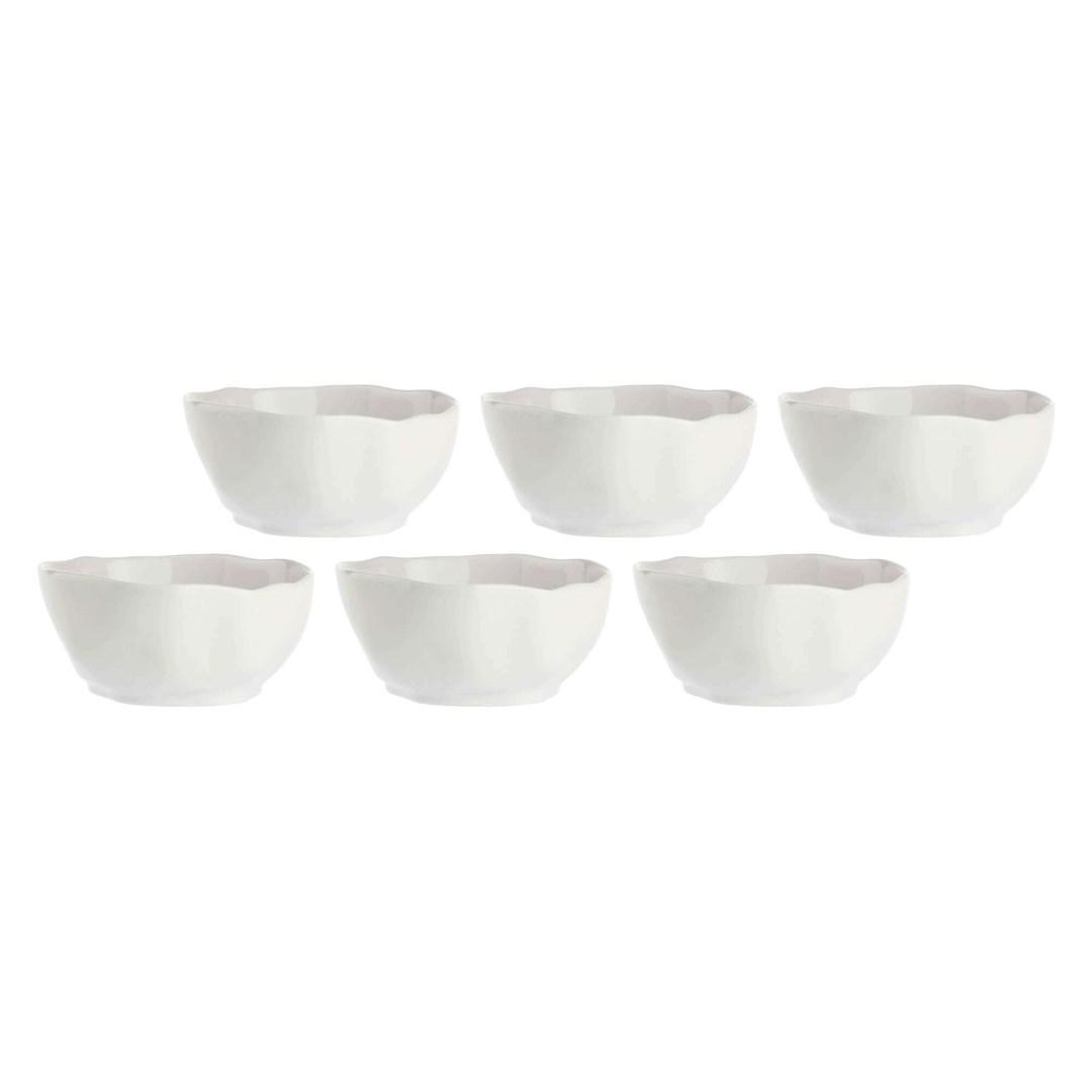 Skålesæt 6 stk. 15 cm - LA PORCELLANA BIANCA Lunia